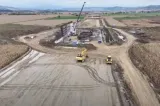 A8 prinde contur în Mureș: lucrările au ajuns la 34%, asfaltarea ar putea începe în aprilie