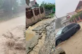Prăpăd după furtuni în mai multe județe din țară. Drumuri transformate în râuri și străzi inundate în doar câteva minute