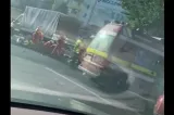 Accident mortal în Târgu Mureș. Un motociclist a murit după impactul cu un autoturism - VIDEO