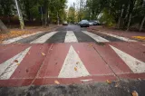 Târgu Mureș: a fost desființată o trecere de pietoni de la intersecția străzilor Mihai Viteazul și Trébely
