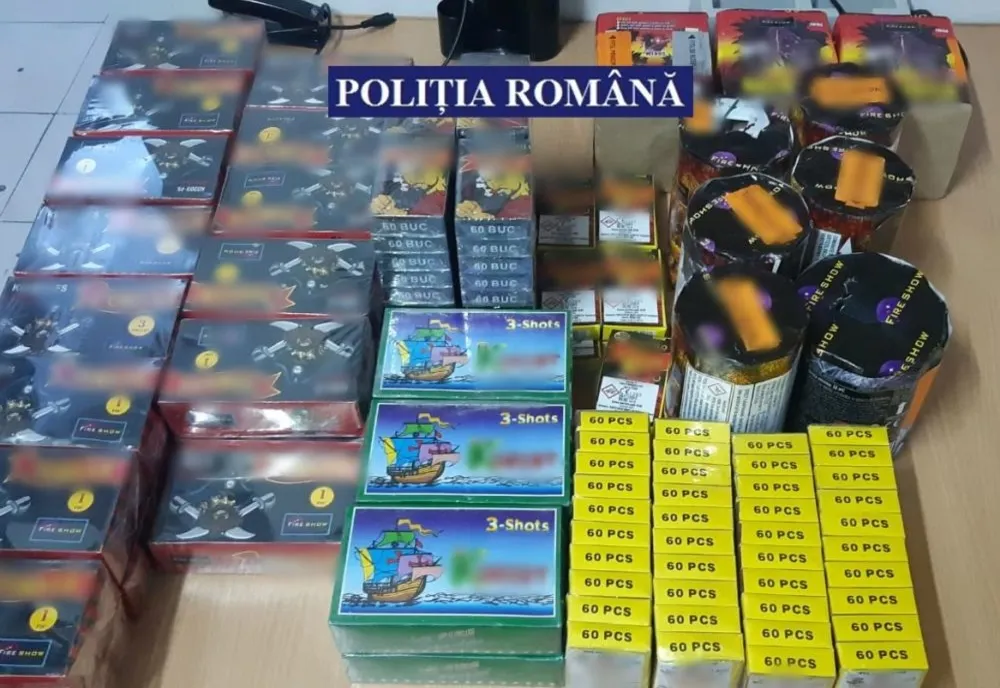 49 de percheziţii în judeţul Mureş, în această dimineaţă, la persoane care vând articole pirotehnice