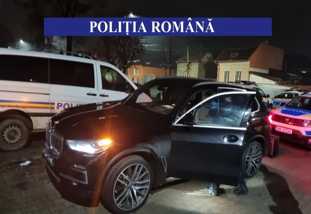 Maşină de 90.000 de euro, furată din Statele Unite ale Americii, găsită în Huedin! La volan se afla o tânără din Mureş (FOTO)