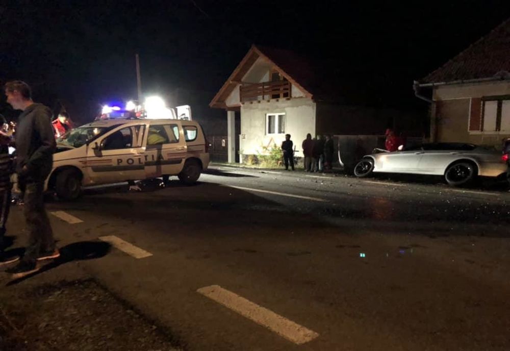 ULTIMA ORĂ: În accidentul de la Vălenii de Mureș a fost implicată o autospecială a Poliției! Doi din ce trei răniți sunt polițiști