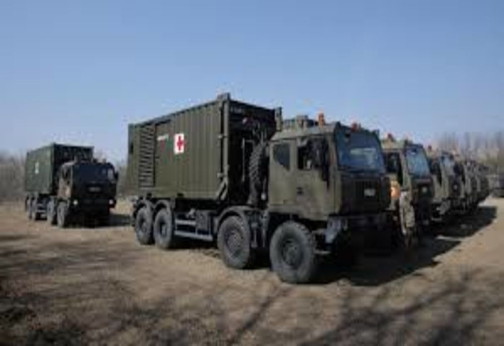 Fără precedent! Armata română face un spital în 5 zile. Primele imagini