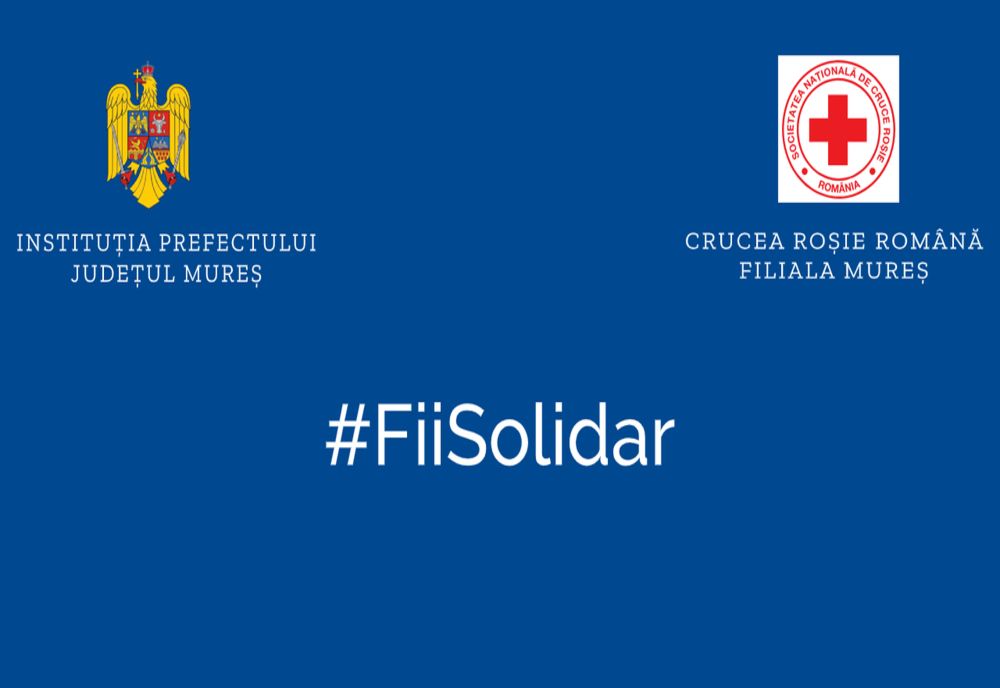 Campanie de voluntariat, inițată de Prefectura Mureș și Crucea Roșie