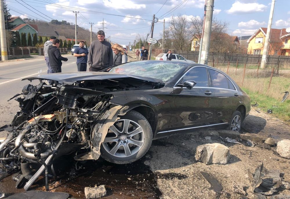 Filmul accidentului de astăzi, din Sântana de Mureș