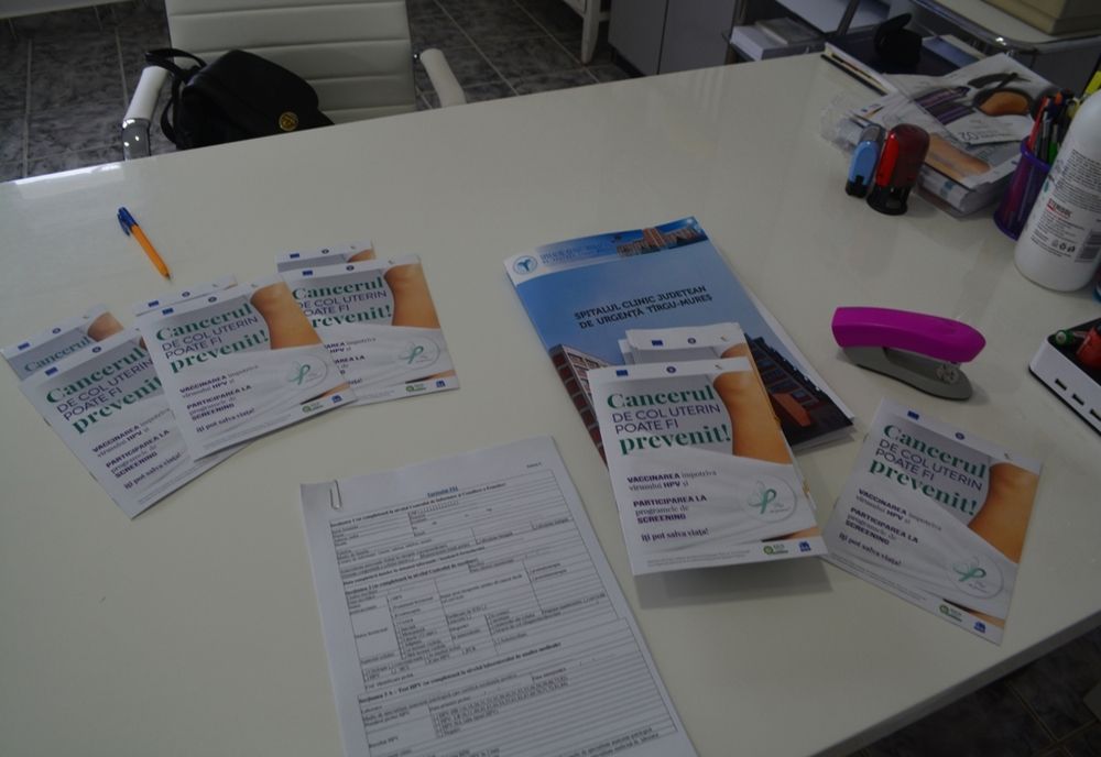 Caravana mobilă pentru screeningul cancerului de col uterin, prin testare gratuită, ajunge în alte 5 comune din Mureș