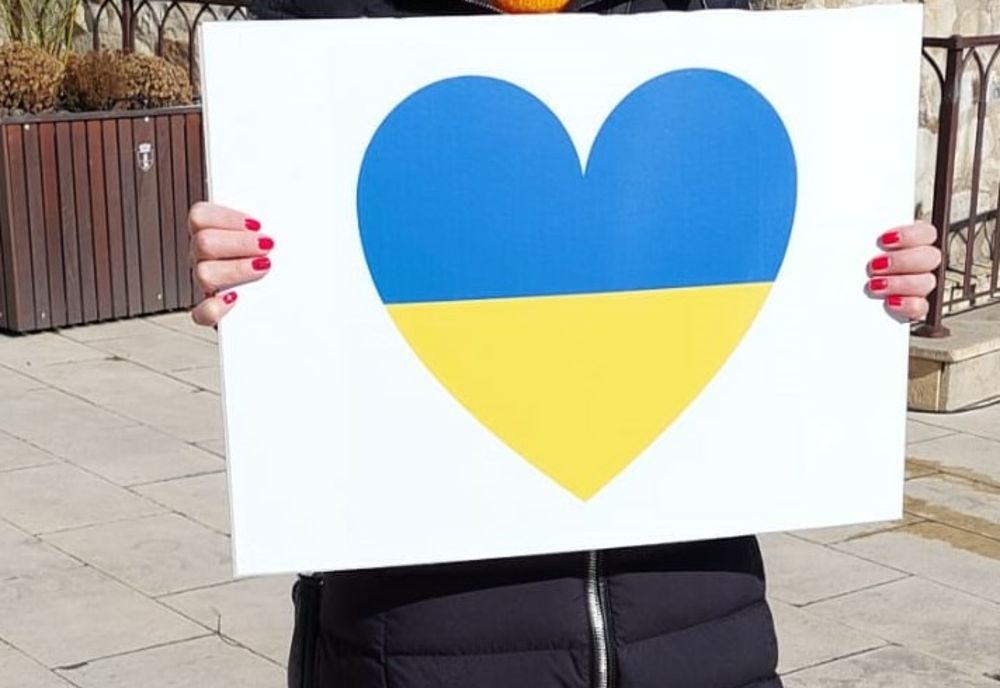 20 martie, Marș pentru Ucraina. Protest la Ambasada Rusiei împotriva ororilor invaziei