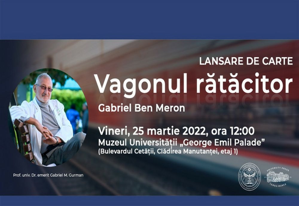 Lansare de carte a reputatului medic, profesor emerit și scriitor, Gabriel M. Gurman
