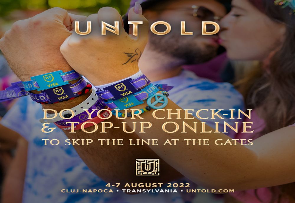 Sistem de plată, Check-in și acces la festivalul UNTOLD 2022