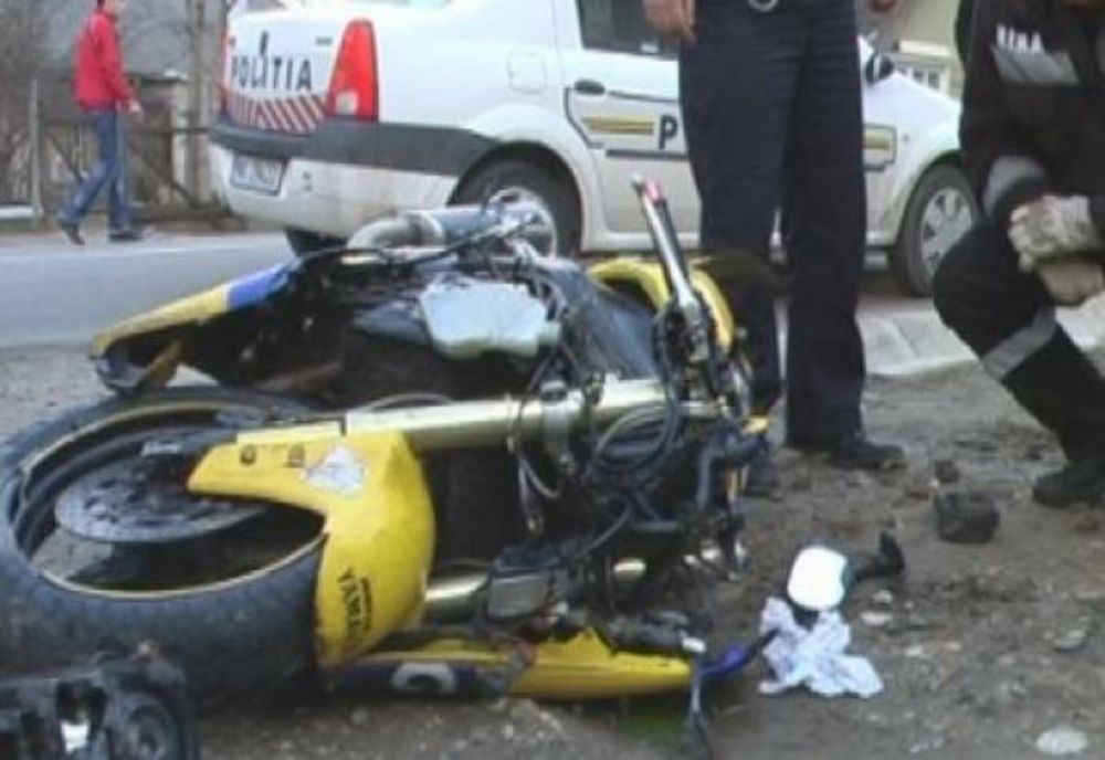 Motociclist din Mureş rănit într-un accident în judeţul Bistriţa-Năsăud