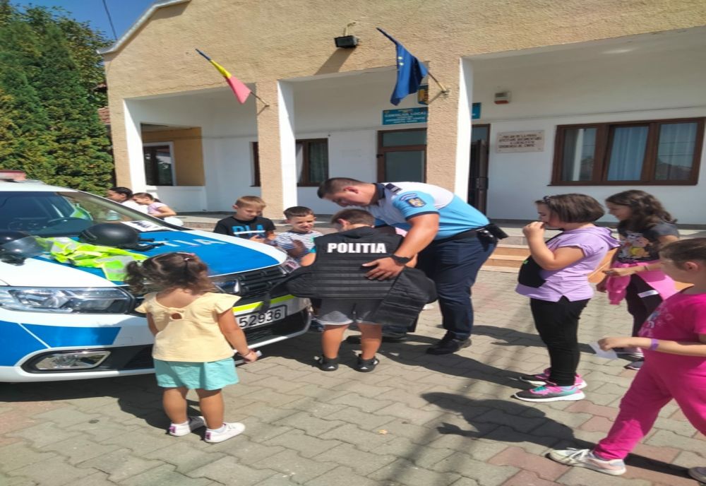 Activități preventive la tabăra de vară din cadrul școlii gimnaziale din Grebenișu de Câmpie