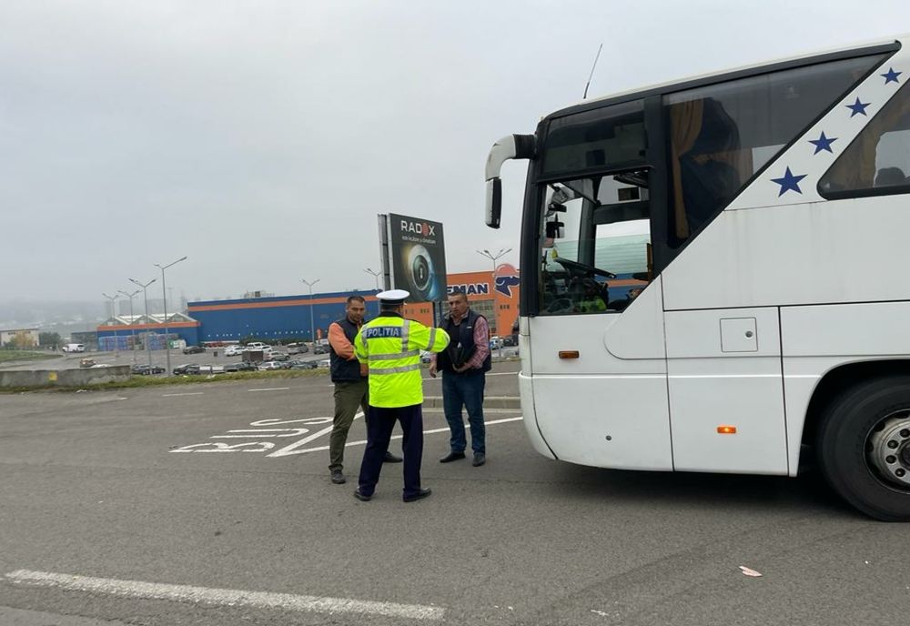 Acţiune de verificare a transportului rutier de mărfuri și persoane în Mureş