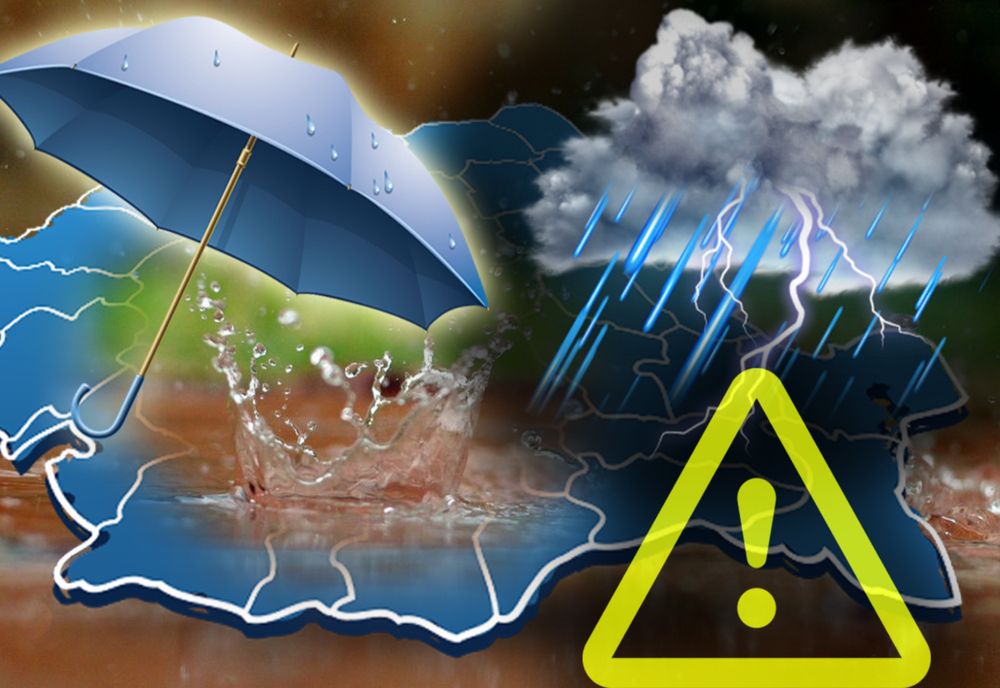 AVERTIZARE METEO: COD GALBEN DE FURTUNI, VIJELII ȘI GRINDINĂ 
