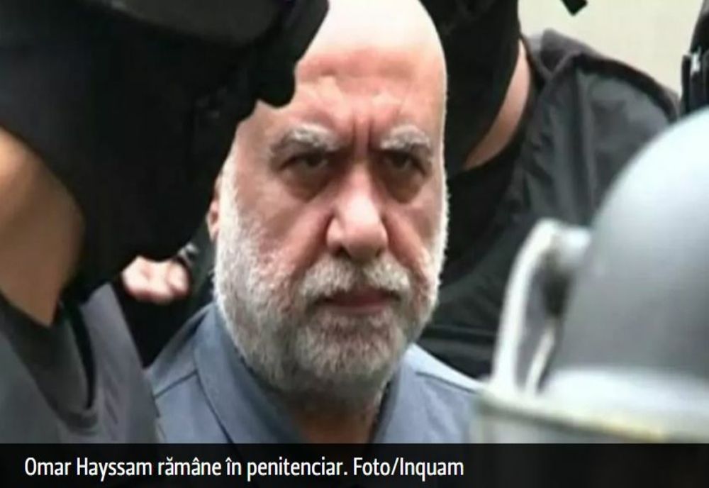 Omar Hayssam, refuzat din nou de judecători. Rămâne în arest, dar poate face o nouă cerere de eliberare