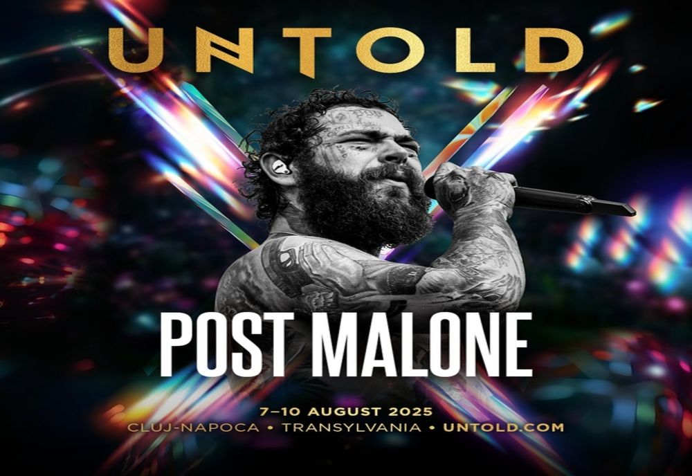 SUPERSTARUL GLOBAL POST MALONE VINE, ÎN PREMIERĂ, ÎN ROMÂNIA, LA UNTOLD