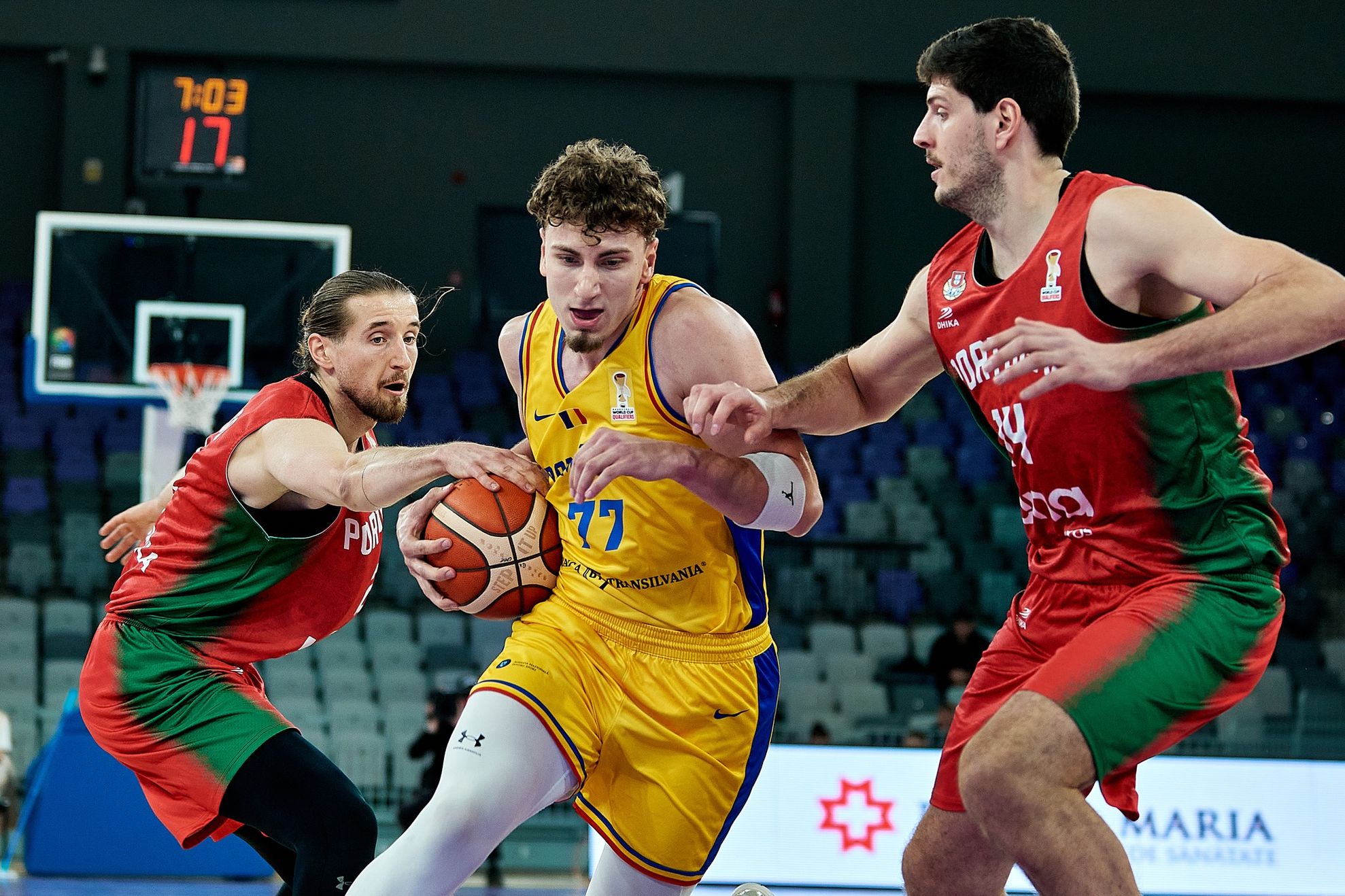 Baschet. România a învins Portugalia, în preliminariile Cupei Mondiale