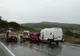 O victimă a accidentului de la Bunești a fost adusă la Tîrgu Mureș, cu elicopterul SMURD