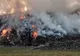 După 18 ore: incendiul de la groapa de gunoi din Sighișoara a fost stins