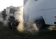 Un autobuz a luat foc la Balda. Nu sunt victime!