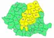 Mureșul, sub COD GALBEN de ploi, vijelii și grindină