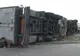 Accident în judeţul Mureş! Pericol de explozie după ce o cisternă cu 30 de tone de combustibil s-a răsturnat