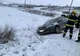 FOTO | Accident în Mureni după ce o maşină a ieşit în decor! Au intervenit pompierii din Sighişoara