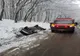 FOTO | Accident rutier în Maiad! Un bărbat a fost rănit după ce s-a răsturnat cu maşina
