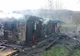 FOTO: Casă din Bistra Mureșului, mistuită de un incendiu puternic