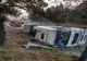 Un autotren încărcat cu sfeclă s-a răsturnat în Sighişoara! Traficul este blocat (FOTO)