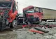 Accident: Coliziune frontală între două autocamioane în Nadeș (FOTO)