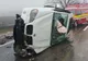 Accident între Crăiești și Fărăgău! Două persoane au ajuns la spital după ce s-au răsturnat cu maşina (FOTO)