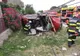 Grav accident în Cherghizel! Trei răniţi după ce au rupt un stâlp şi s-au răsturnat cu maşina (FOTO)