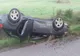Accident în judeţul Mureş! S-au răsturnat cu maşina şi au rupt o ţeavă de gaz