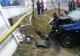 Accident în Coroi! Un şofer a pierdut controlul maşinii, a ieşit de pe şosea şi a lovit o ţeavă de gaz