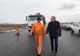 Ministrul demisionar al Transporturilor, vizită pentru poză pe Autostrada Tîrgu Mureș - Câmpia Turzii