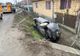 FOTO | Accident pe E60 între Sighişoara şi Albeşti: maşină răsturnată în şanţ