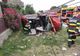 Grav accident în Cherghizel! Trei răniţi după ce au rupt un stâlp şi s-au răsturnat cu maşina (FOTO)